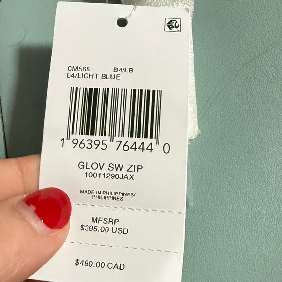 Coach Swing Zip Shoulder Bag light blue - Picture 4 of 5